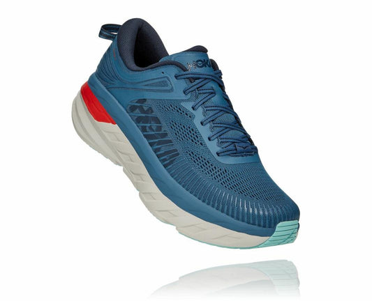 Men Road Running | HOKA ONE ONE Bondi 7 Real Teal / Outer Space