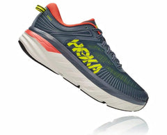 Men Road Running | HOKA ONE ONE Bondi 7 Turbulence / Chili