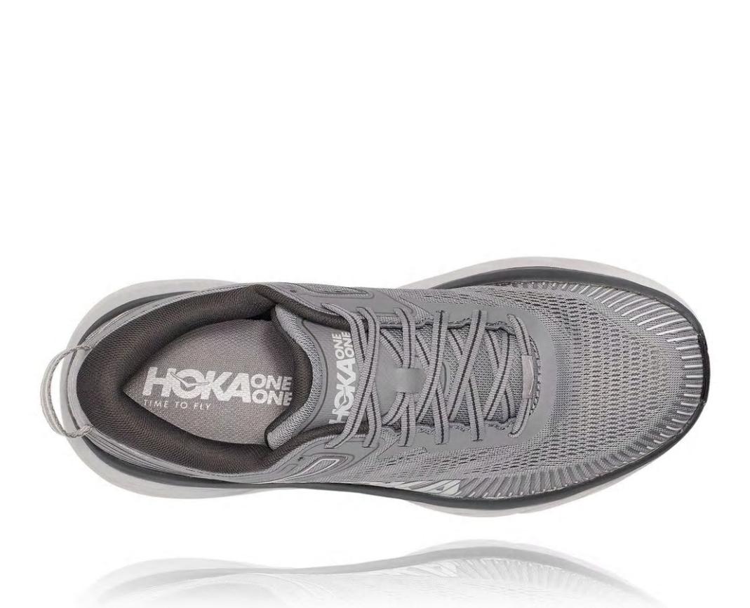 Men Road Running | HOKA ONE ONE Bondi 7 Wild Dove / Dark Shadow