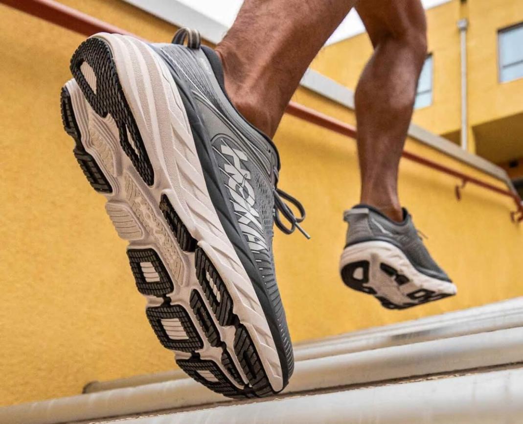 Men Road Running | HOKA ONE ONE Bondi 7 Wild Dove / Dark Shadow