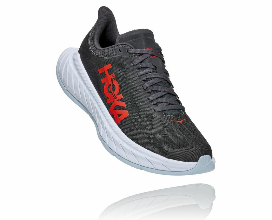 Men Road Running | HOKA ONE ONE Carbon X 2 Dark Shadow / Fiesta