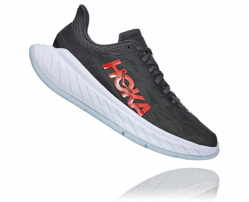 Men Road Running | HOKA ONE ONE Carbon X 2 Dark Shadow / Fiesta