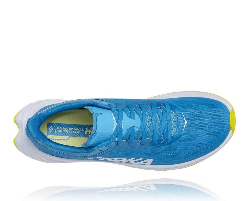 Men Road Running | HOKA ONE ONE Carbon X 2 Diva Blue / Citrus