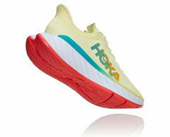 Men Road Running | HOKA ONE ONE Carbon X 2 Luminary Green / Hot Coral