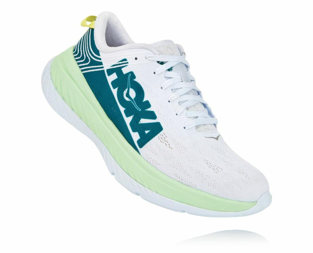Men Road Running | HOKA ONE ONE Carbon X Green Ash / White