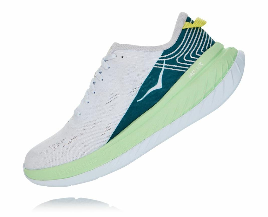Men Road Running | HOKA ONE ONE Carbon X Green Ash / White