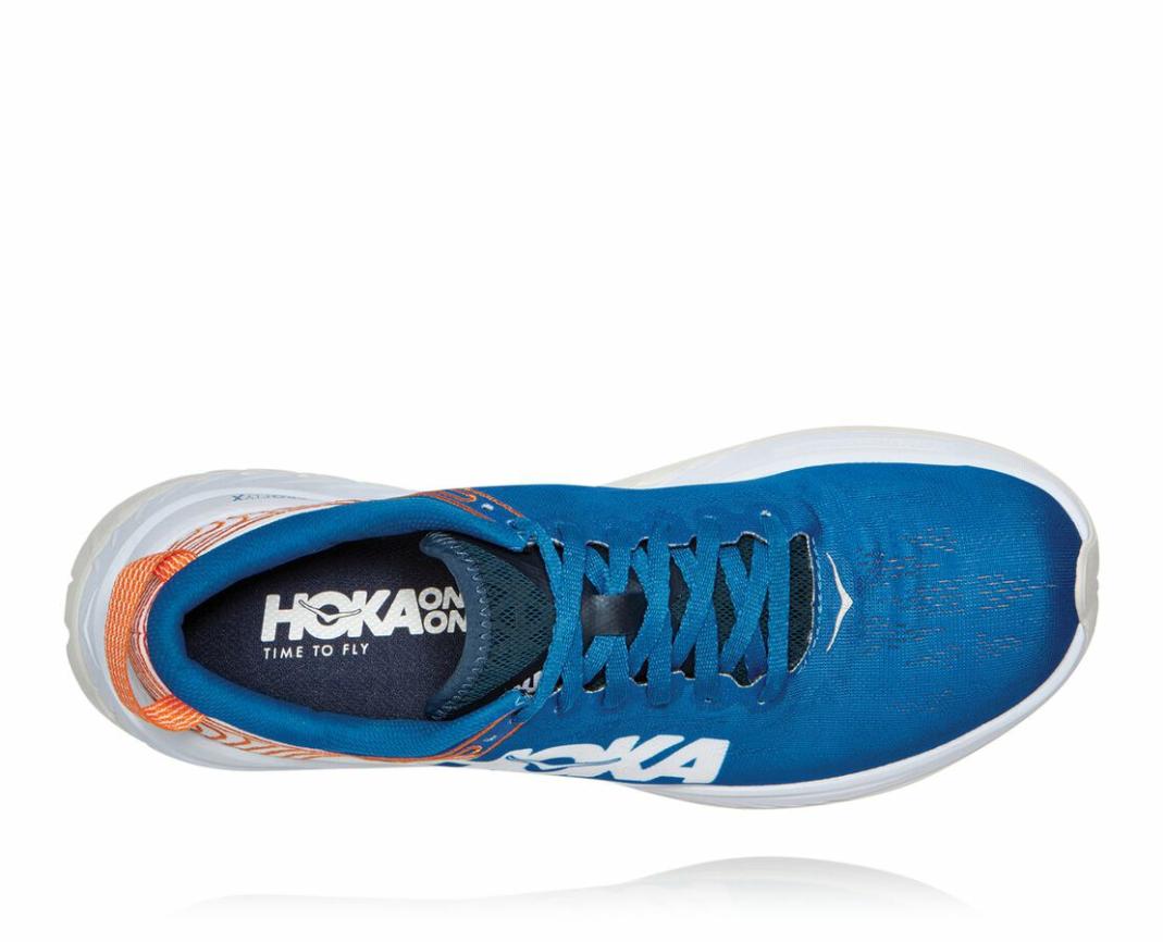 Men Road Running | HOKA ONE ONE Carbon X Imperial Blue / White