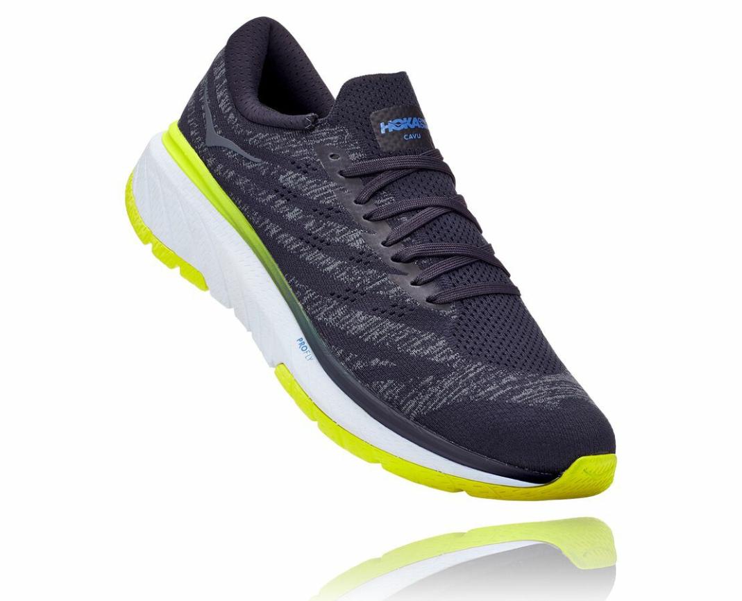 Men Road Running | HOKA ONE ONE Cavu 3 Deep Well / White