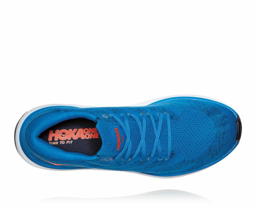 Men Road Running | HOKA ONE ONE Cavu 3 Imperial Blue / White