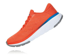 Men Road Running | HOKA ONE ONE Cavu 3 Mandarin Red / White