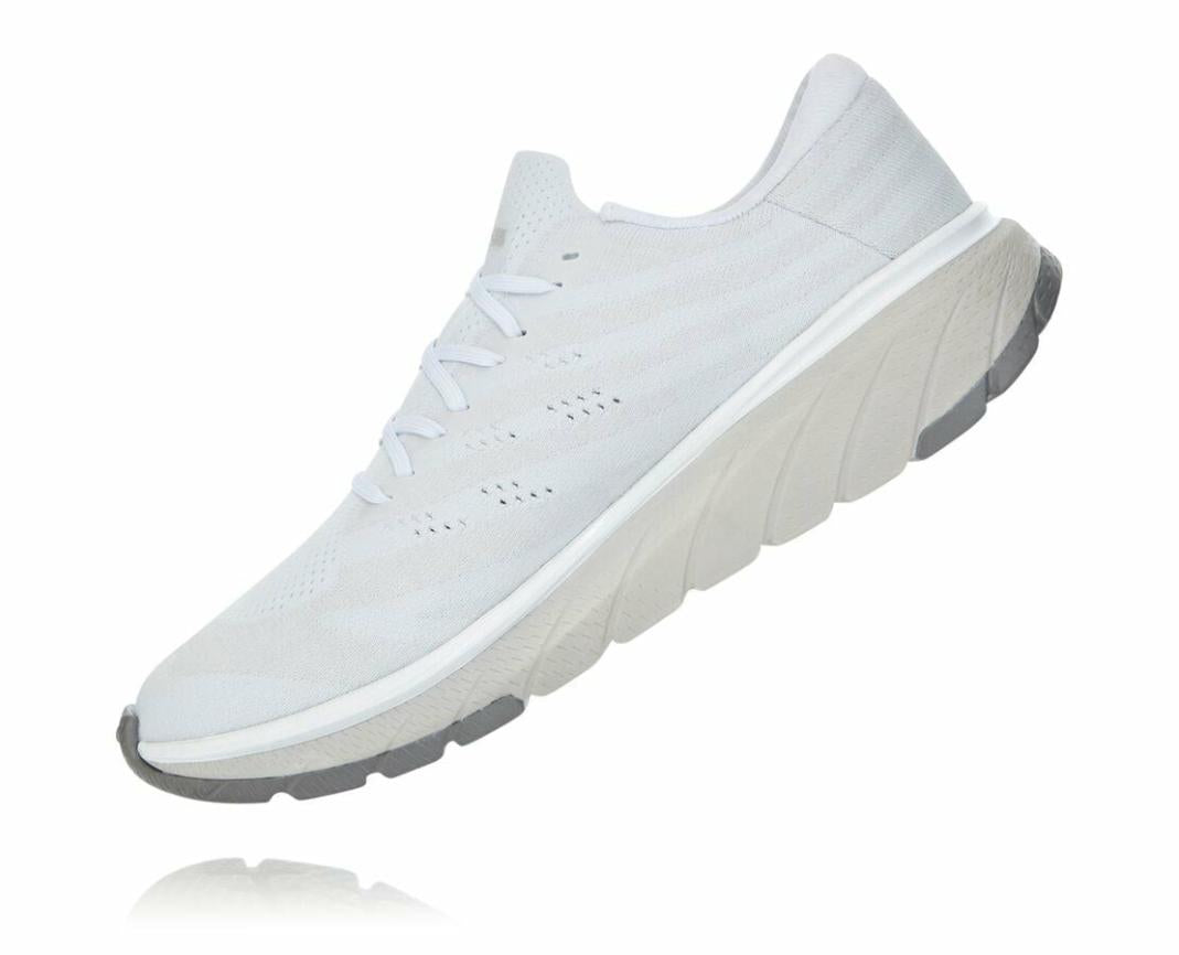 Men Road Running | HOKA ONE ONE Cavu 3 White / Nimbus Cloud