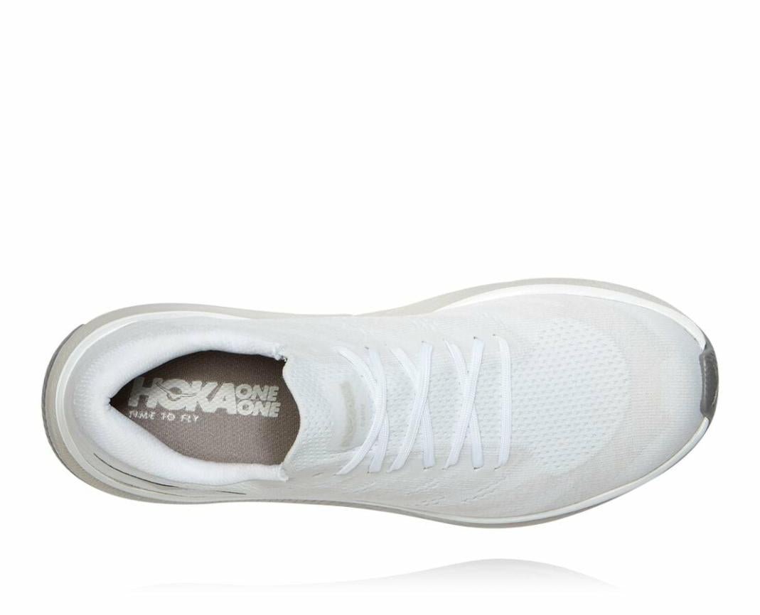 Men Road Running | HOKA ONE ONE Cavu 3 White / Nimbus Cloud