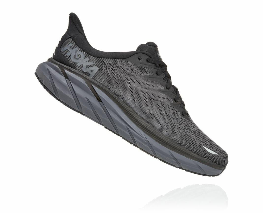 Men Road Running | HOKA ONE ONE Clifton 8 Black / Black
