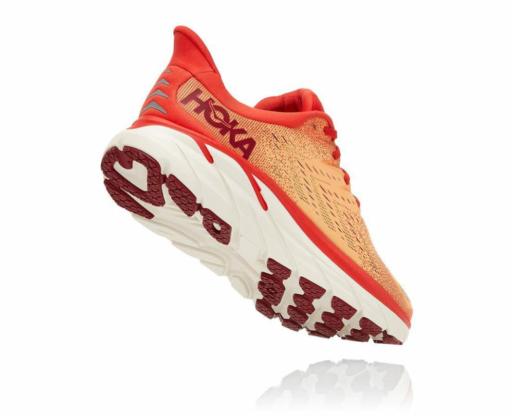 Men Road Running | HOKA ONE ONE Clifton 8 Fiesta / Blazing Orange