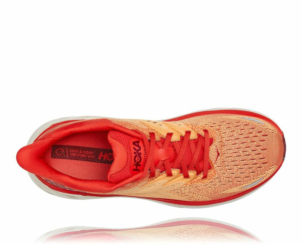 Men Road Running | HOKA ONE ONE Clifton 8 Fiesta / Blazing Orange