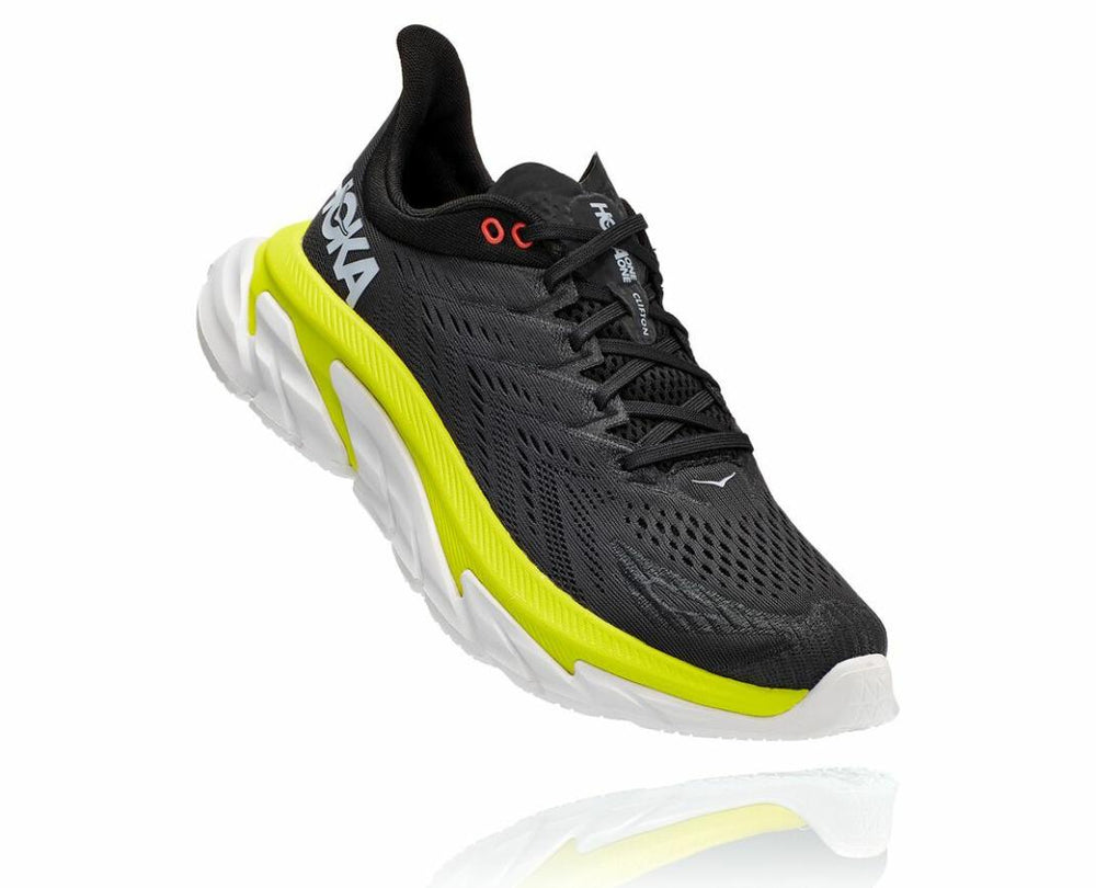 Men Road Running | HOKA ONE ONE Clifton Edge Anthracite / Evening Primrose