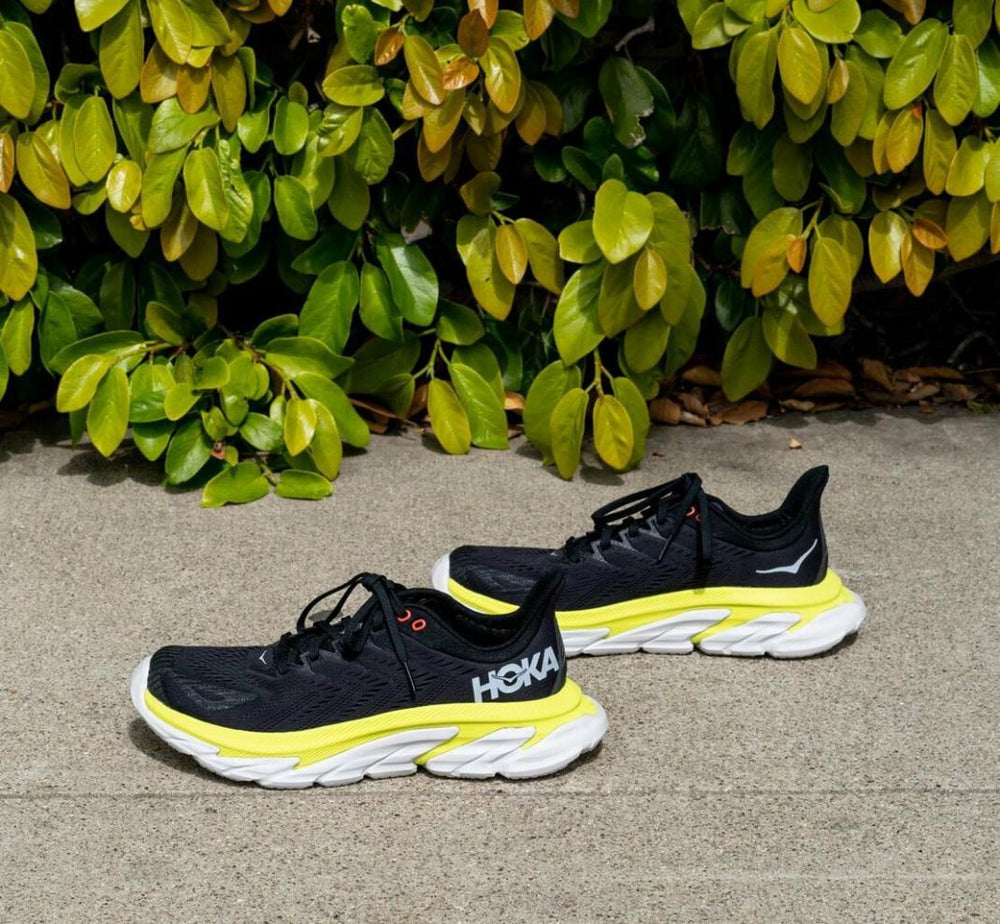 Men Road Running | HOKA ONE ONE Clifton Edge Anthracite / Evening Primrose
