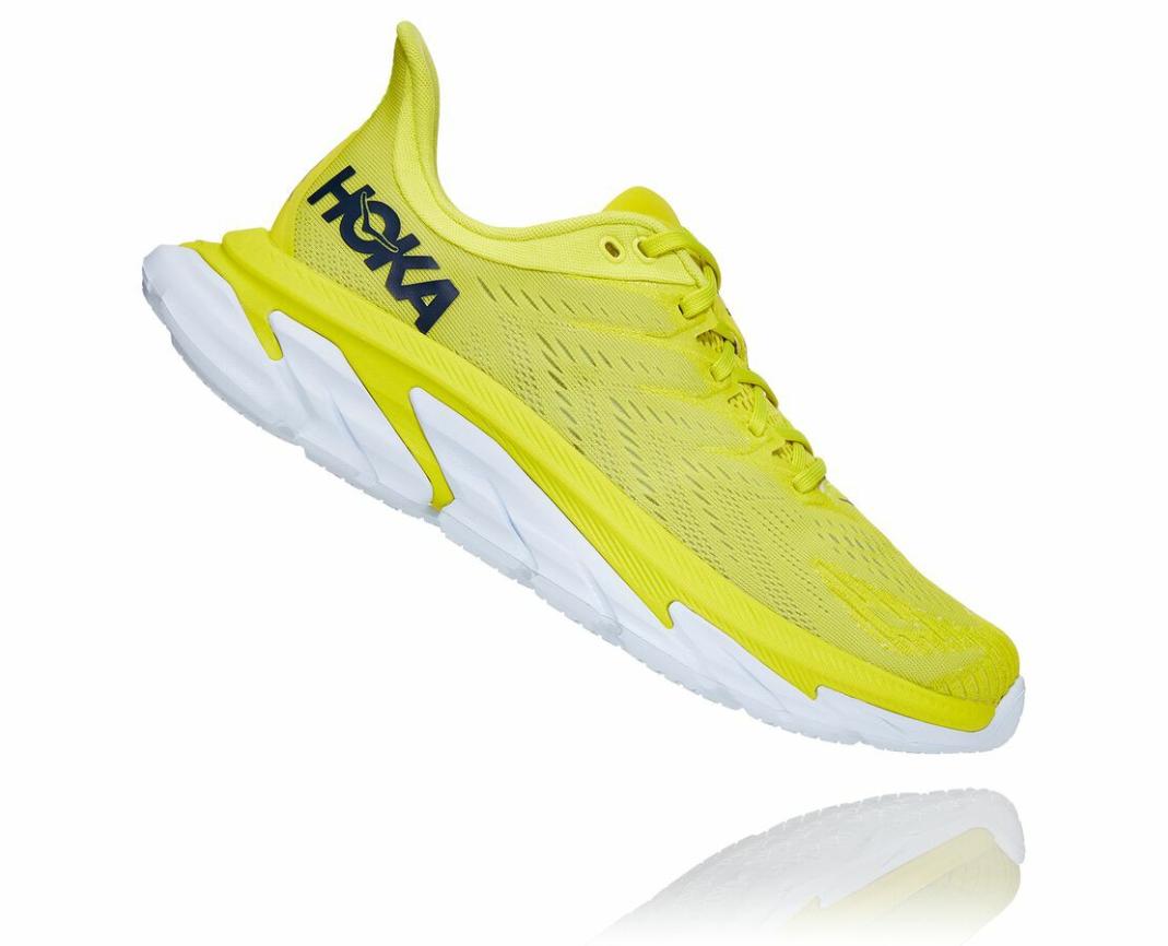 Men Road Running | HOKA ONE ONE Clifton Edge Citrus / White