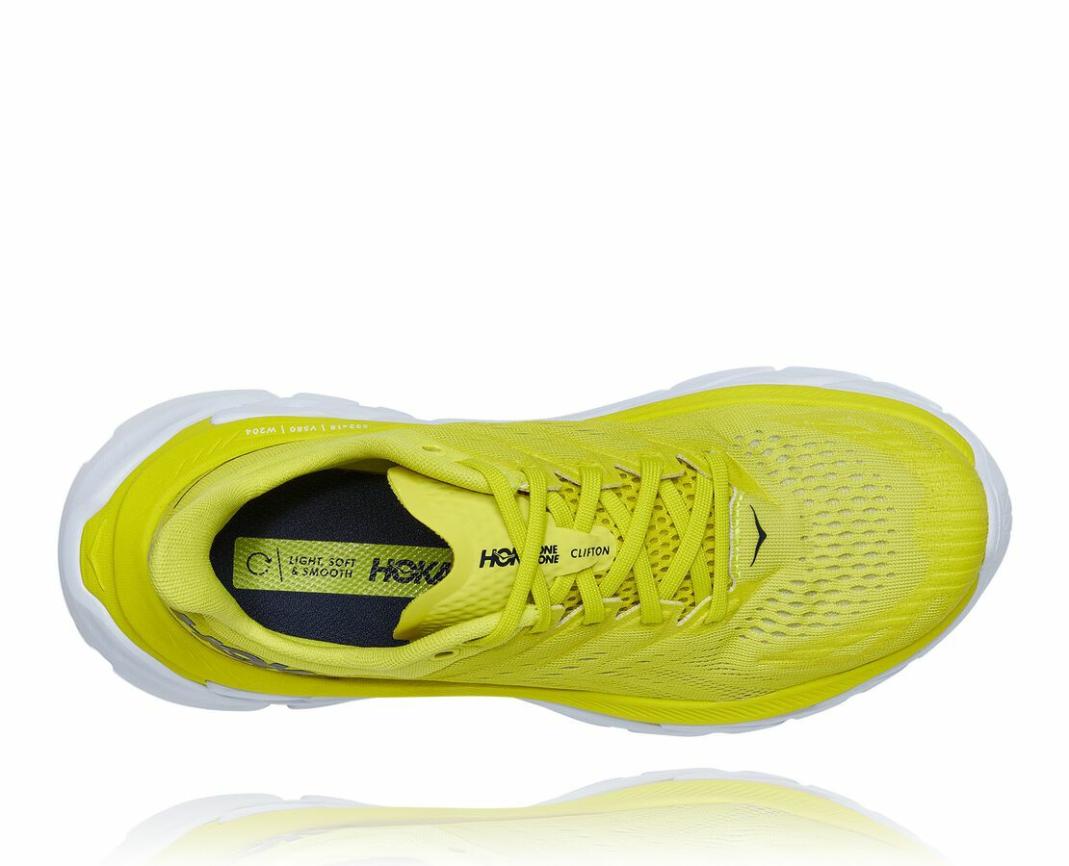 Men Road Running | HOKA ONE ONE Clifton Edge Citrus / White