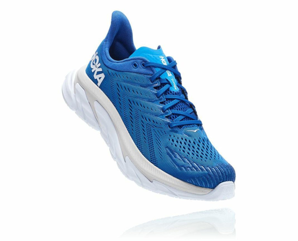 Men Road Running | HOKA ONE ONE Clifton Edge Turkish Sea / White