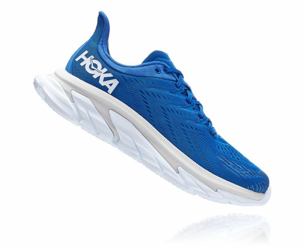 Men Road Running | HOKA ONE ONE Clifton Edge Turkish Sea / White