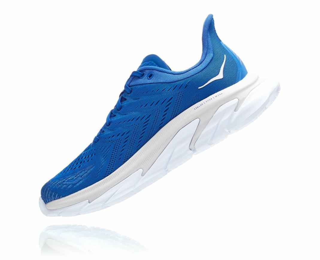 Men Road Running | HOKA ONE ONE Clifton Edge Turkish Sea / White
