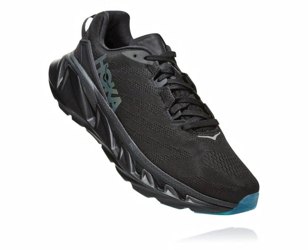 Men Road Running | HOKA ONE ONE Elevon 2 Black / Dark Shadow