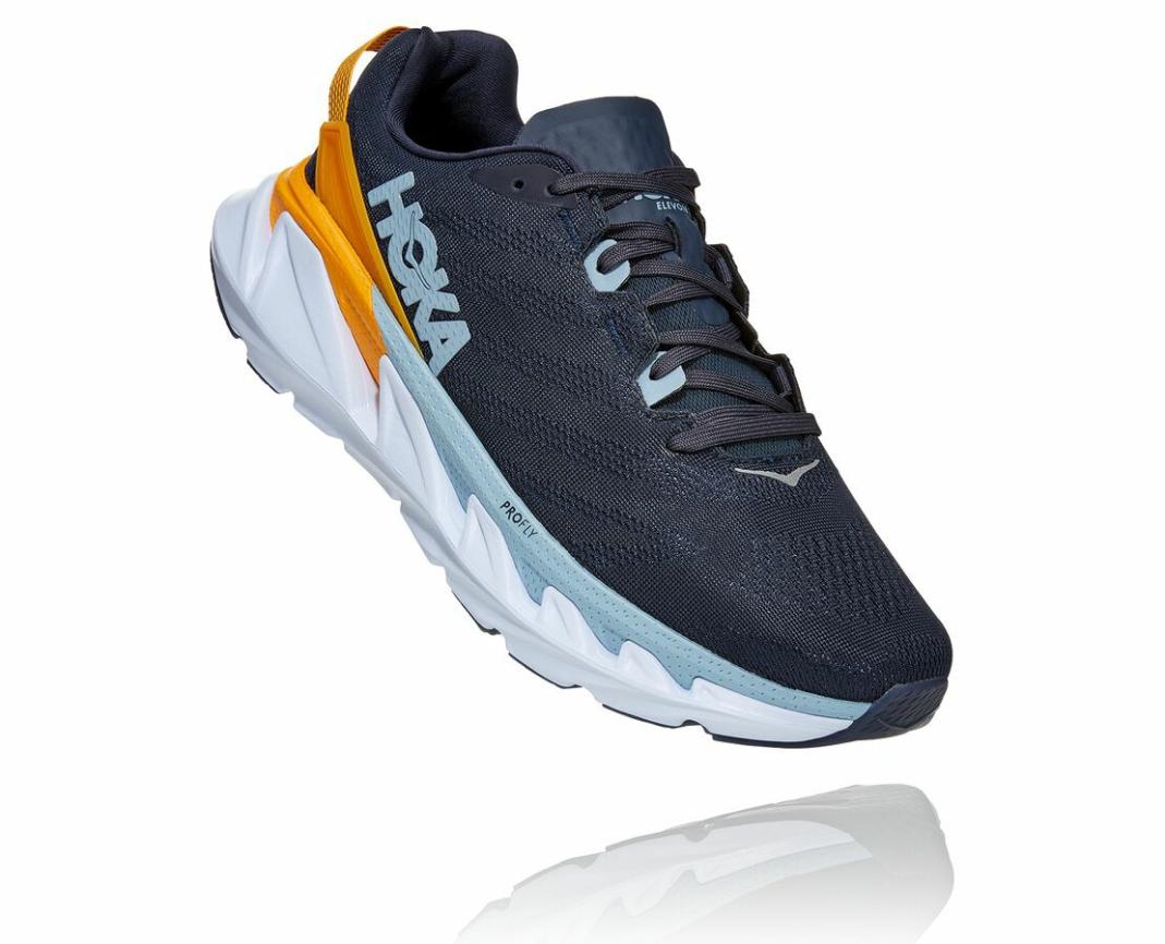 Men Road Running | HOKA ONE ONE Elevon 2 Ombre Blue / Saffron