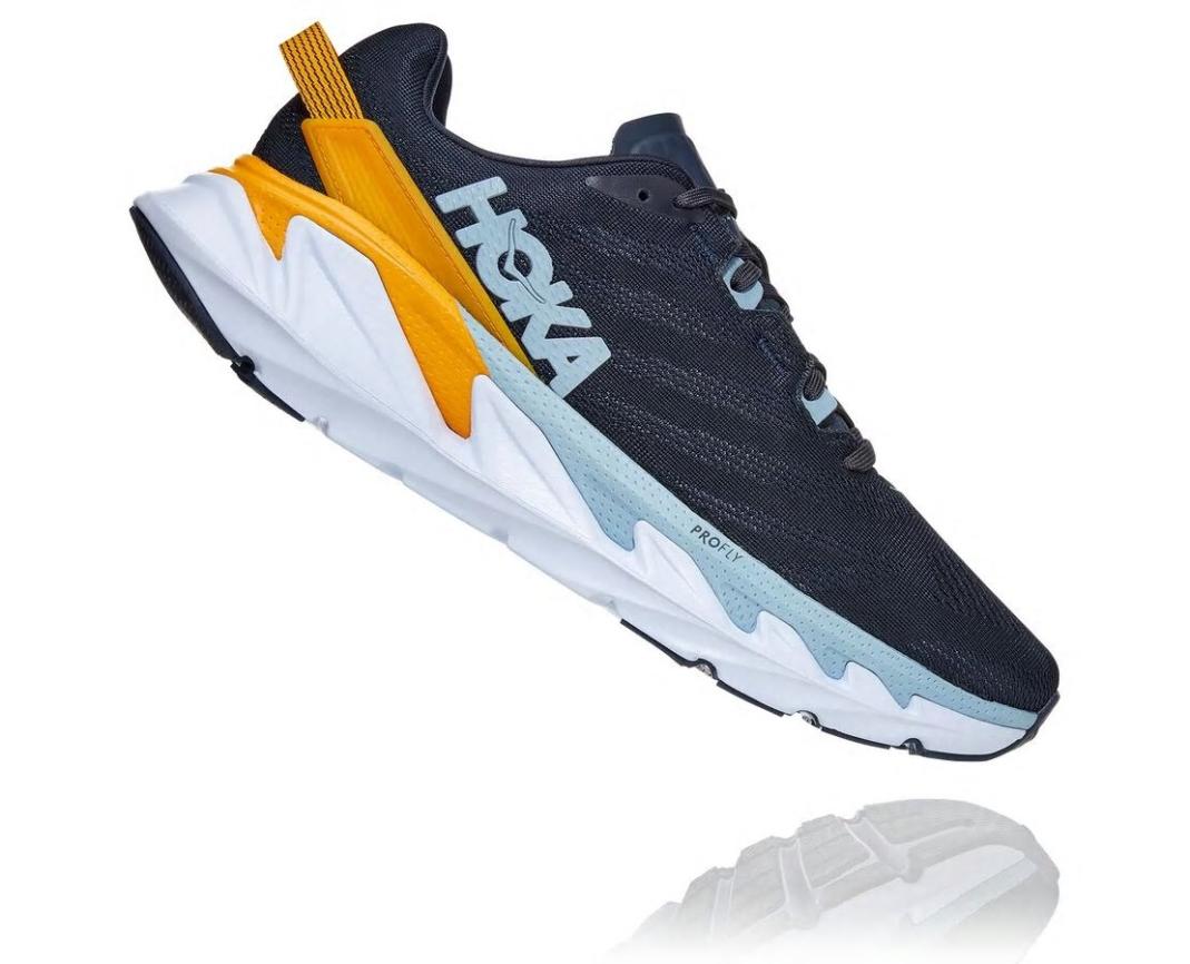 Men Road Running | HOKA ONE ONE Elevon 2 Ombre Blue / Saffron