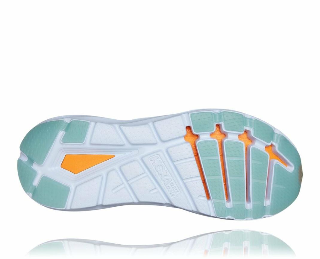 Men Road Running | HOKA ONE ONE Elevon 2 White / Blazing Orange