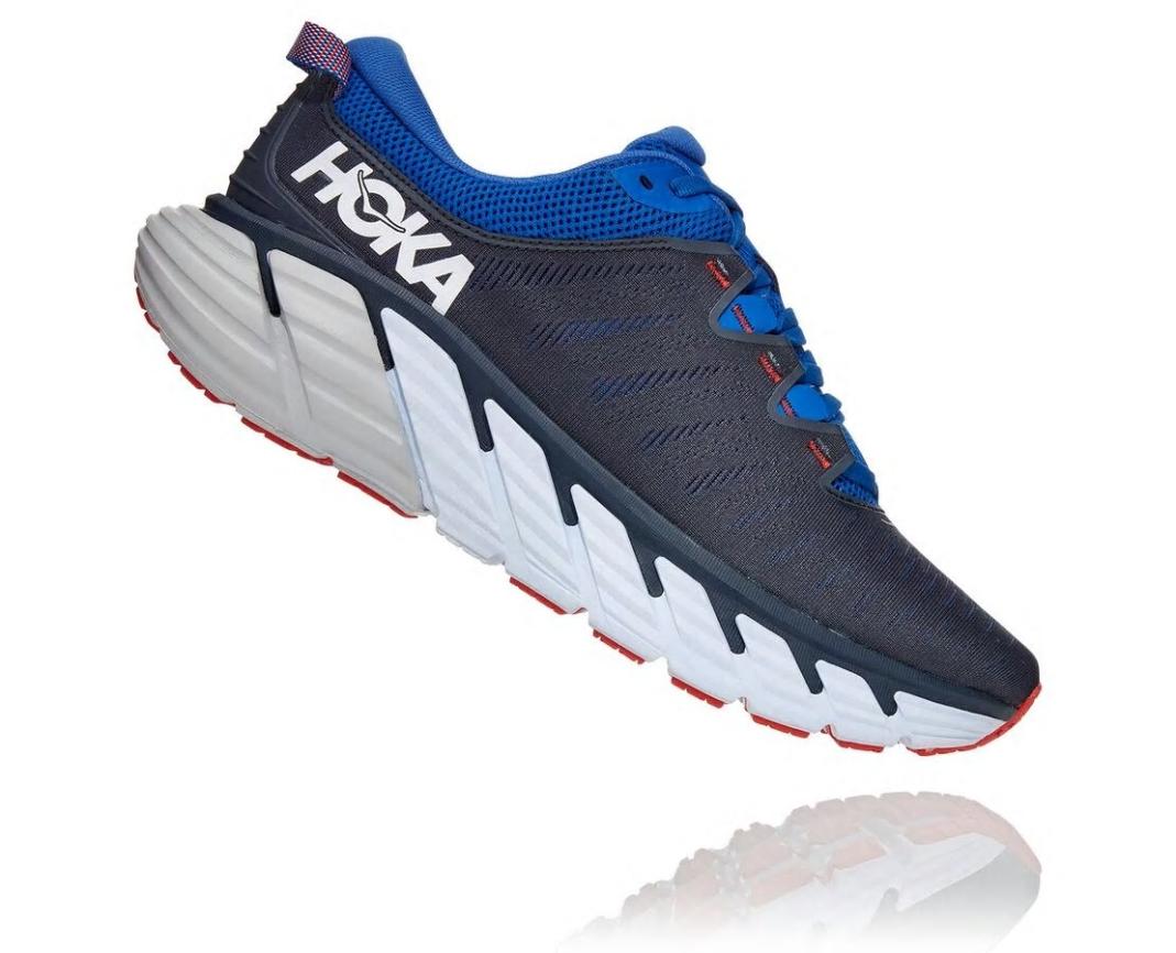 Men Road Running | HOKA ONE ONE Gaviota 3 Black Iris / Turkish Sea