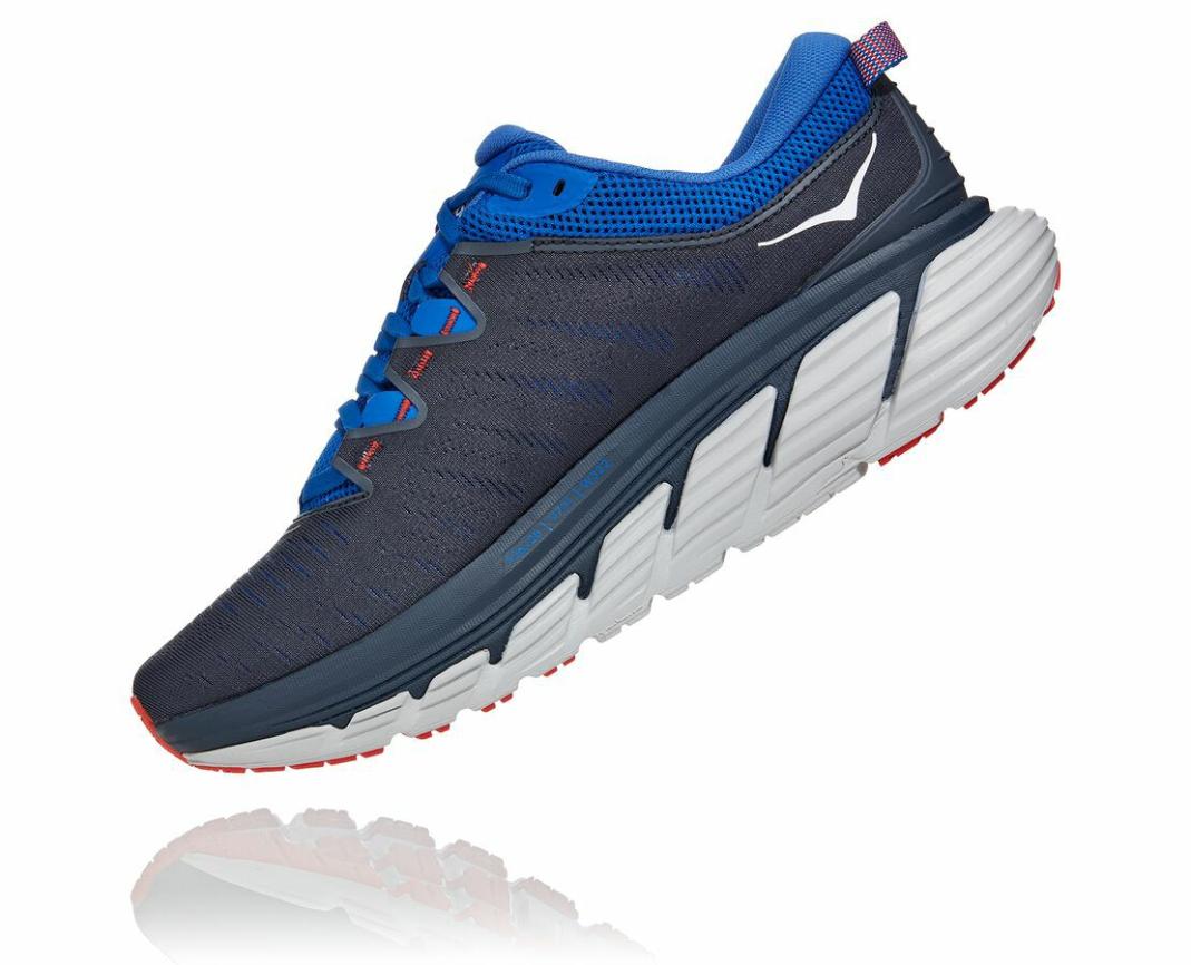 Men Road Running | HOKA ONE ONE Gaviota 3 Black Iris / Turkish Sea