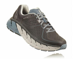 Men Road Running | HOKA ONE ONE Gaviota Leather Charcoal / Tradewinds