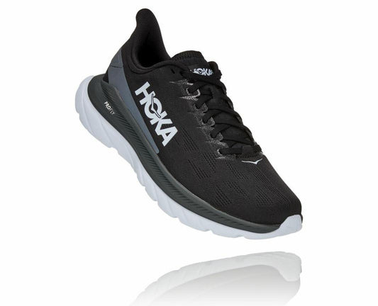 Men Road Running | HOKA ONE ONE Mach 4 Black / Dark Shadow