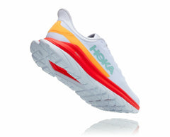 Men Road Running | HOKA ONE ONE Mach 4 White / Fiesta