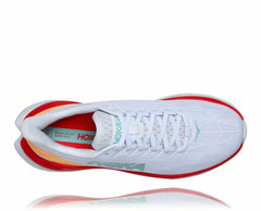 Men Road Running | HOKA ONE ONE Mach 4 White / Fiesta