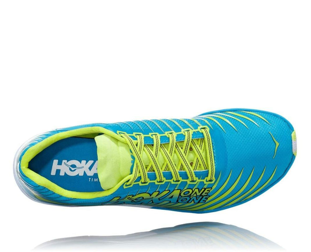 Men Spikes | HOKA ONE ONE EVO XC Spikeless Cyan / Citrus