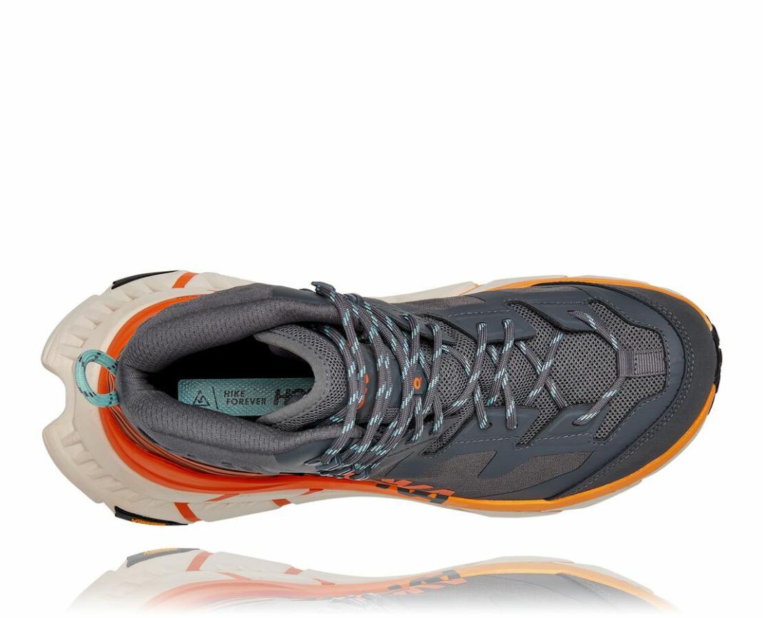 Men Stability Shoes | HOKA ONE ONE TenNine Hike GORE-TEX Castlerock / Persimmon Orange