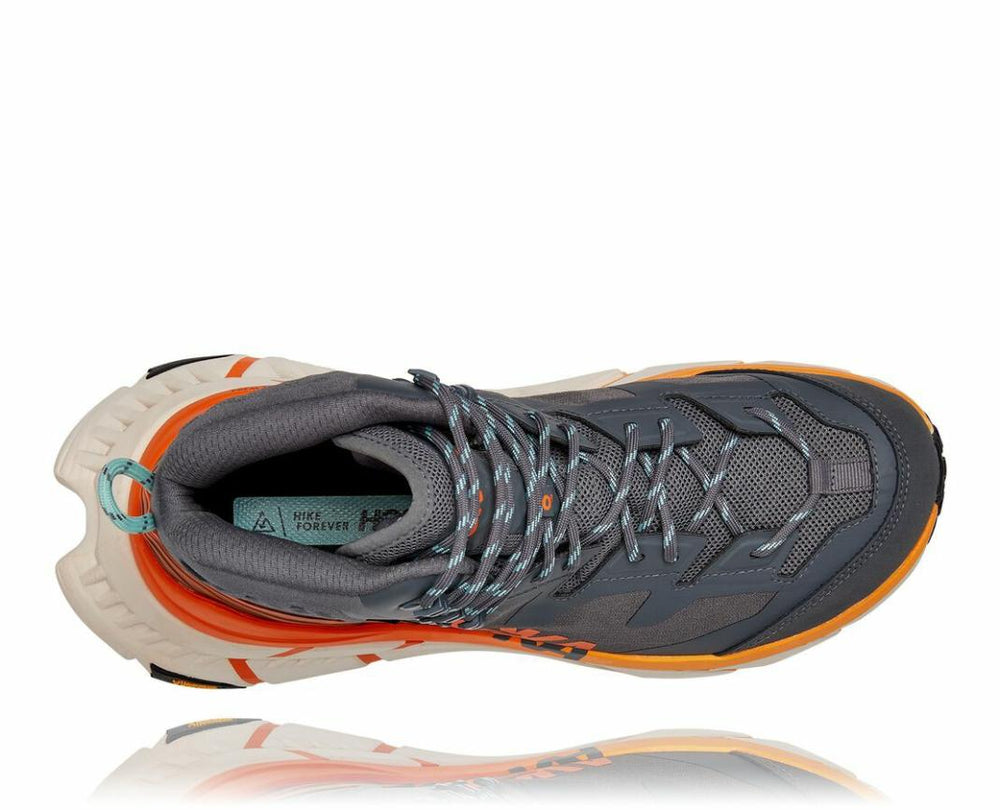 Men Stability Shoes | HOKA ONE ONE TenNine Hike GORE-TEX Castlerock / Persimmon Orange
