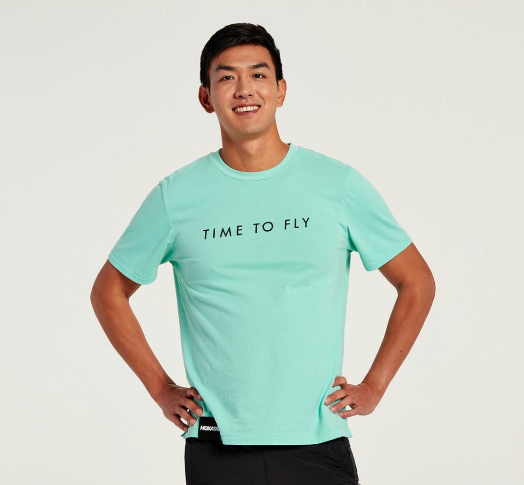 Men Tops | HOKA ONE ONE Brand Tee Cascade