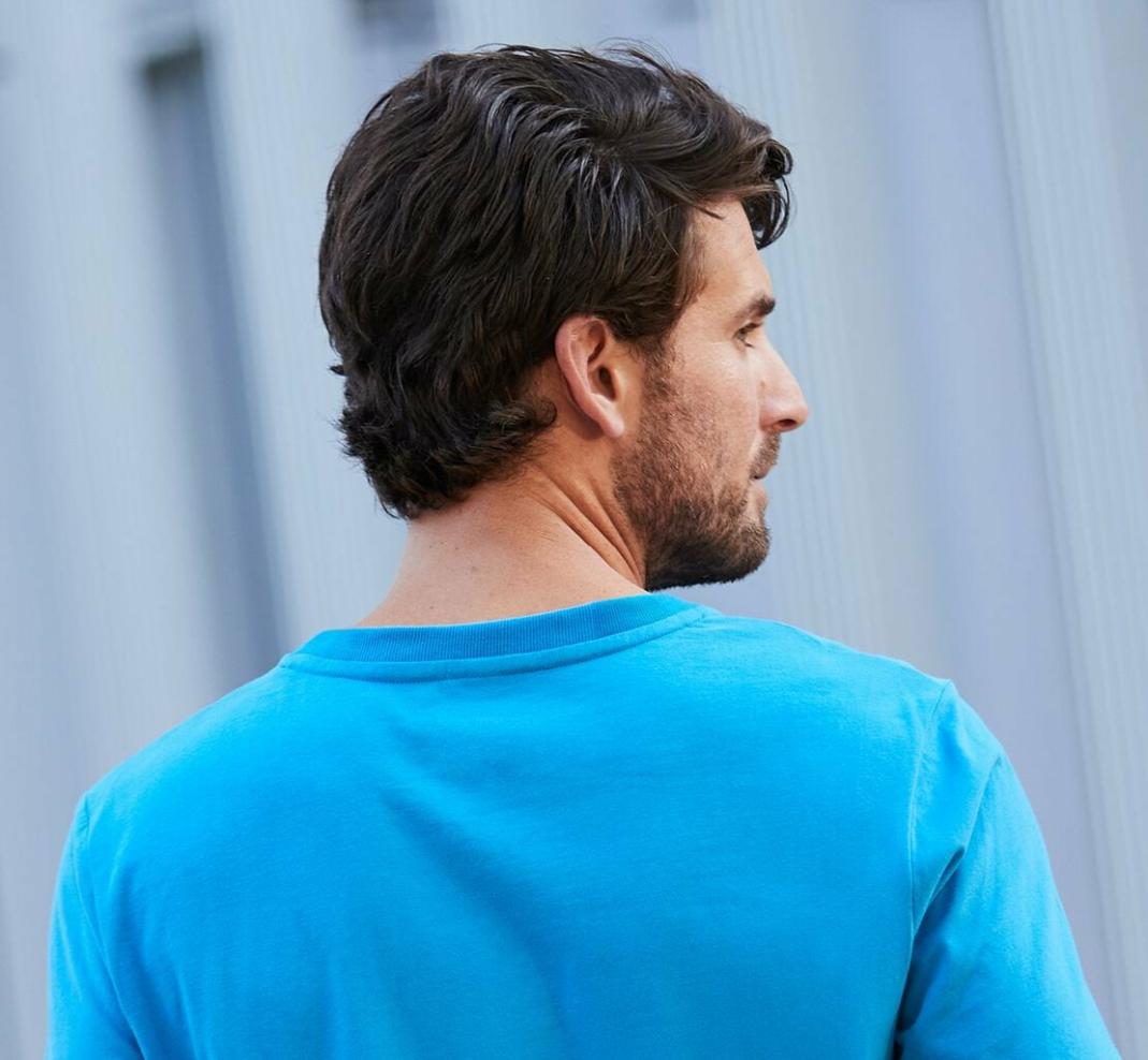 Men Tops | HOKA ONE ONE Brand Tee Diva Blue