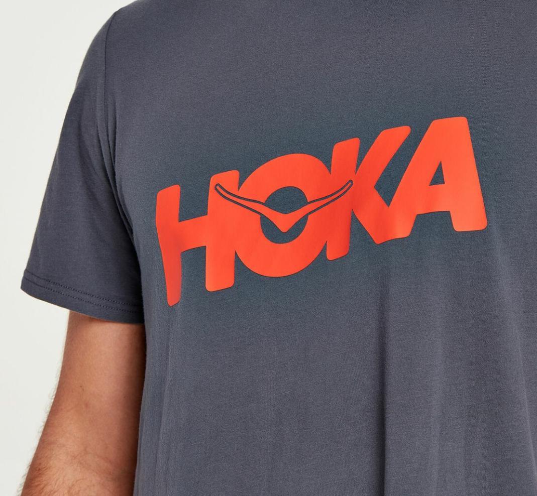 Men Tops | HOKA ONE ONE Brand Tee Ombre Blue