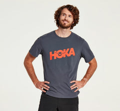 Men Tops | HOKA ONE ONE Brand Tee Ombre Blue
