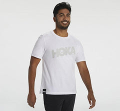 Men Tops | HOKA ONE ONE Brand Tee White