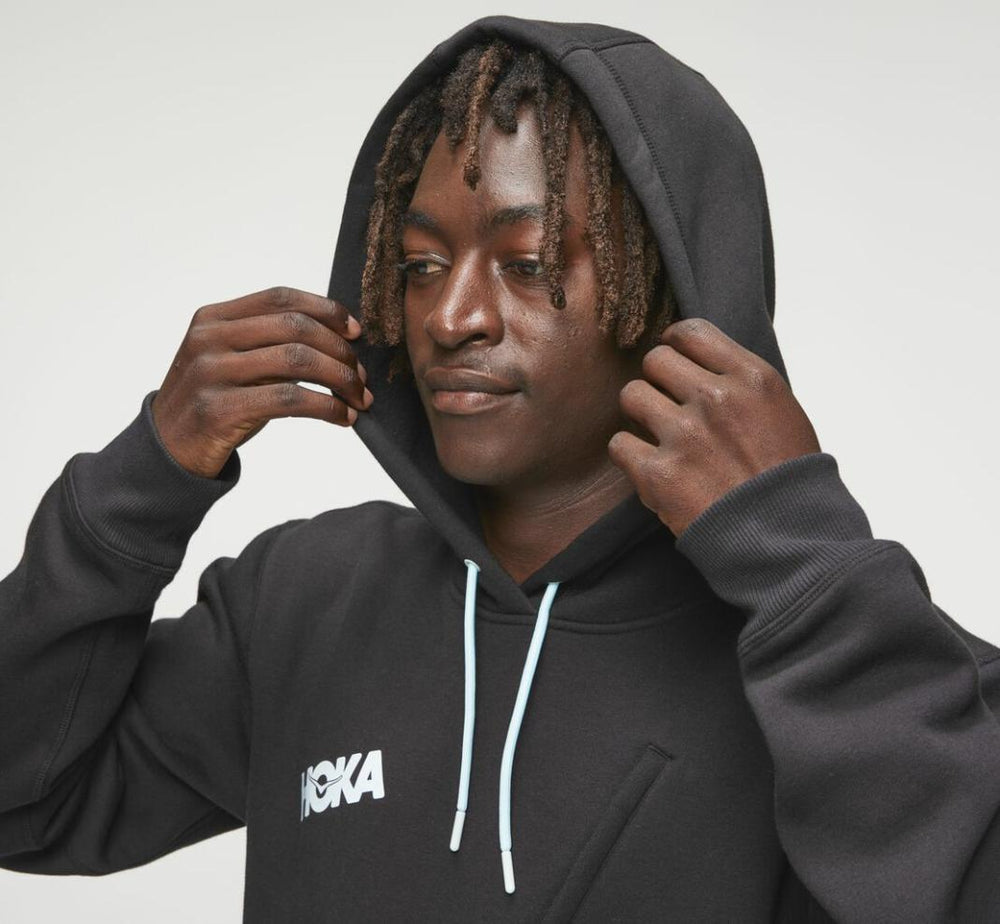Men Tops | HOKA ONE ONE Hoodie Black