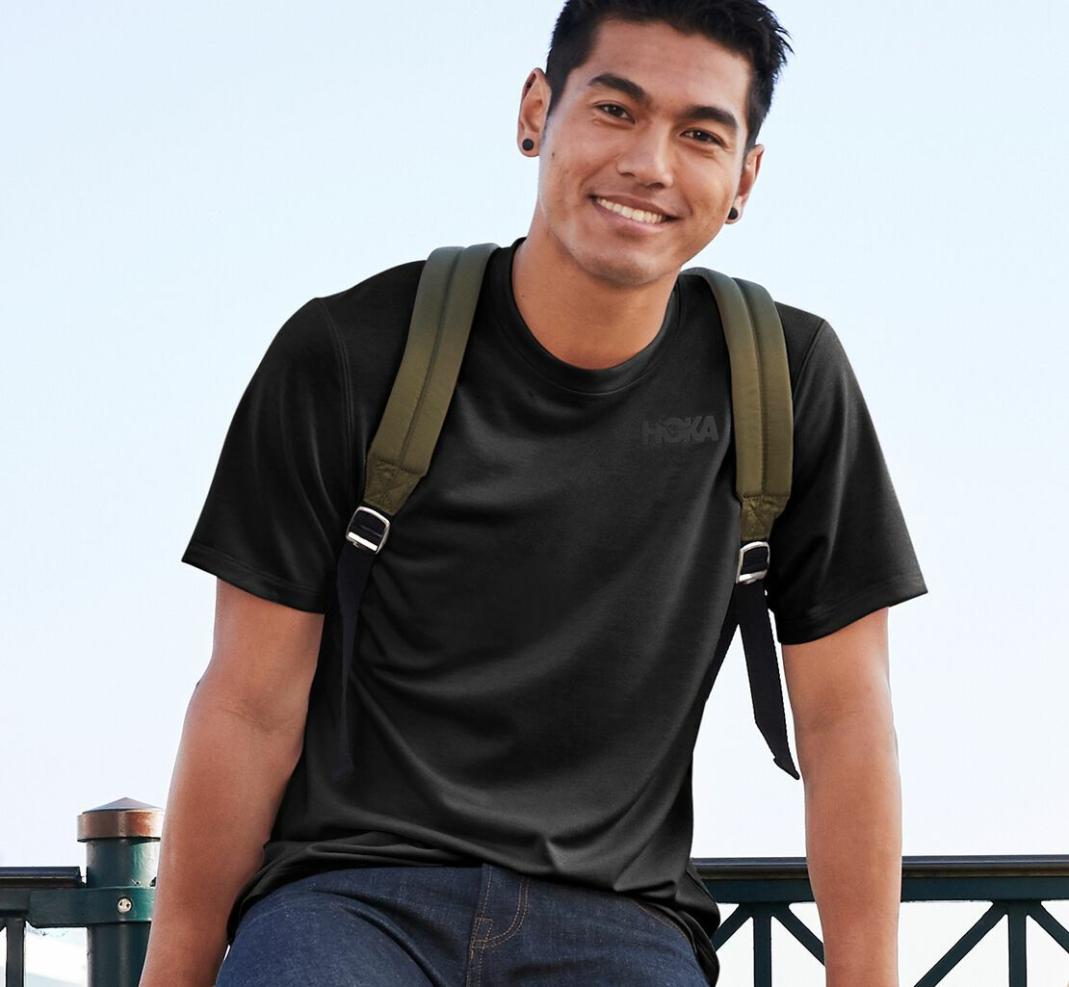 Men Tops | HOKA ONE ONE Lifestyle Tee Black