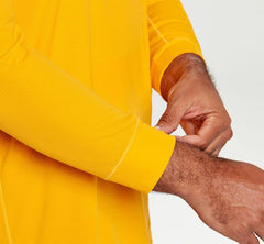 Men Tops | HOKA ONE ONE Performance 3/4 Sleeve Saffron
