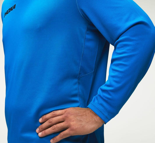Men Tops | HOKA ONE ONE Performance Long Sleeve Imperial Blue
