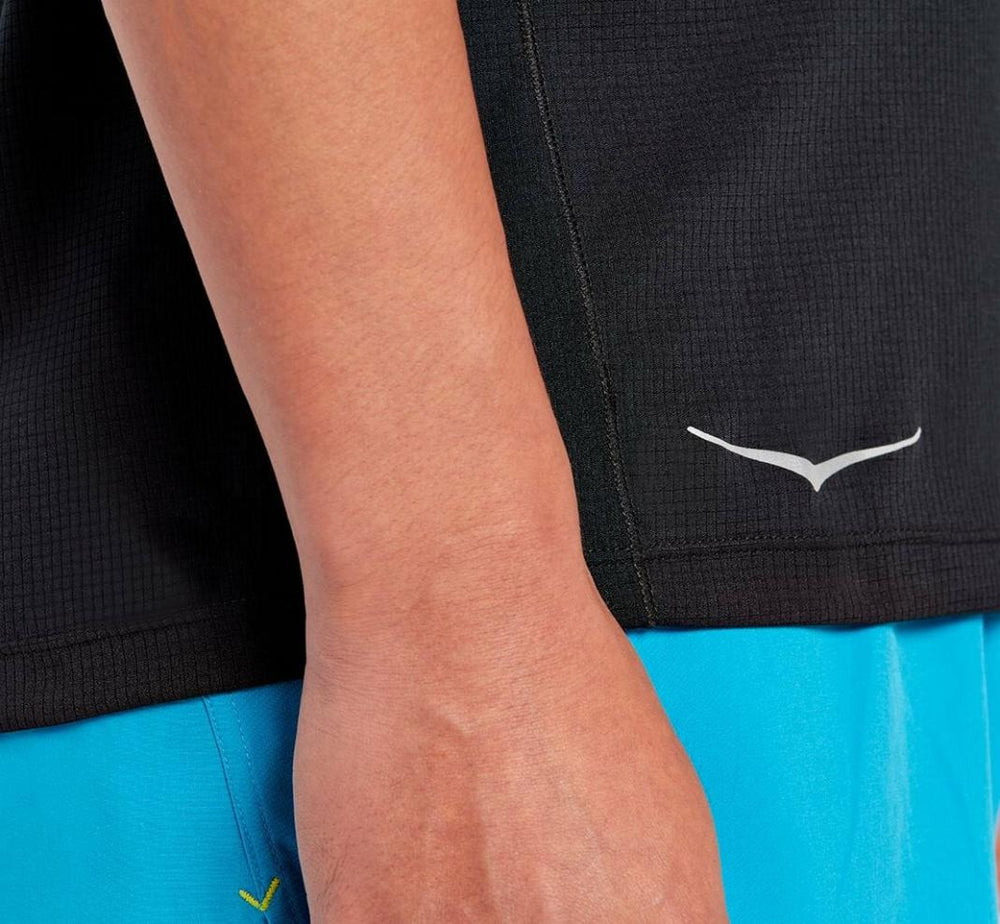 Men Tops | HOKA ONE ONE Performance Short Sleeve Black