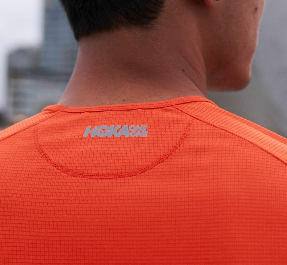 Men Tops | HOKA ONE ONE Performance Short Sleeve Fiesta